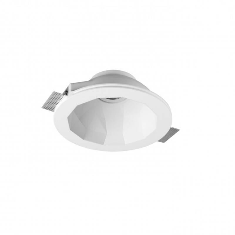 Produto de Aro Downlight Integração em Gesso/Pladur Dodeca para Lâmpada LED GU10 / GU5.3 Corte Ø253 mm UGR17