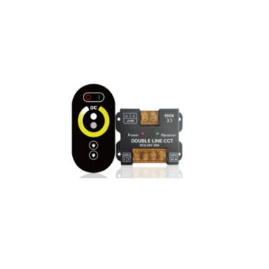 Controlador Regulador 24V DC + Mando RF para Dim To Warm