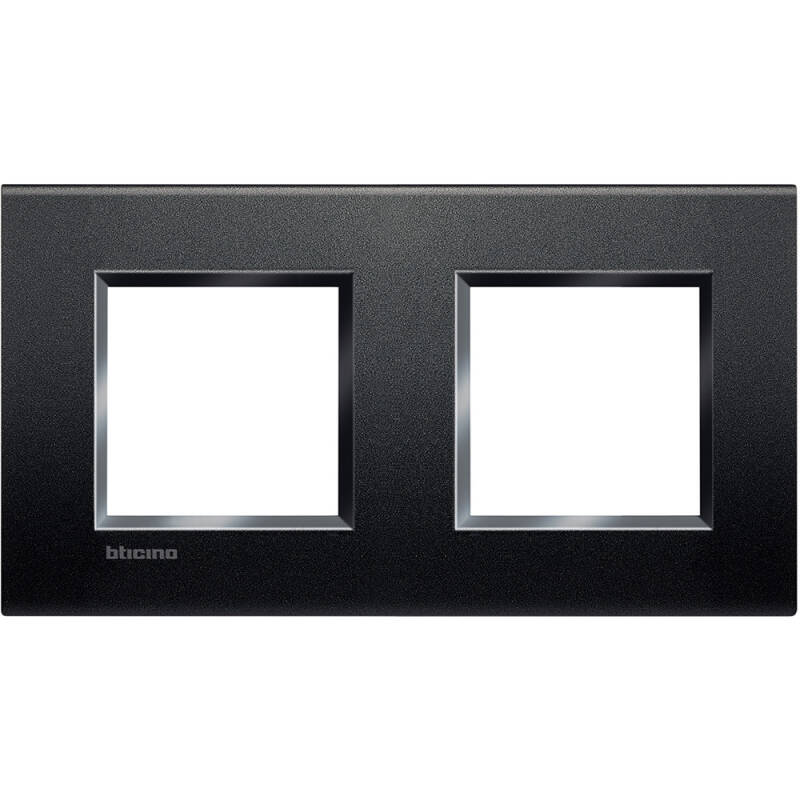 Producto de Marco Cuadrado 2x2 Módulos BTicino Living Light LNA4802M2BI