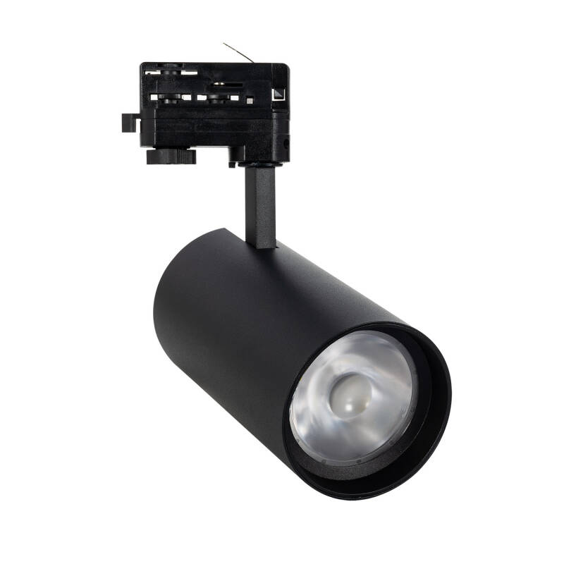 Produto de Foco LED d'Angelo Preto 40W CCT LIFUD 15-36º para Carril Trifásico