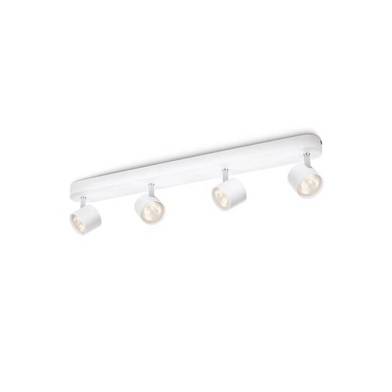 Producto de Lámpara de Techo LED Regulable con Cuatro Focos 4x4.5W PHILIPS Star