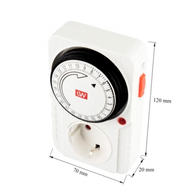 Producto de Temporizador Analógico con Enchufe Tipo F Schuko 