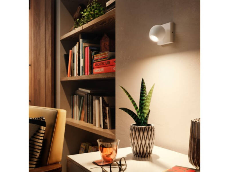 Produto de Candeeiro de Teto White Ambiance Um Foco GU10 PHILIPS Hue Buckram  