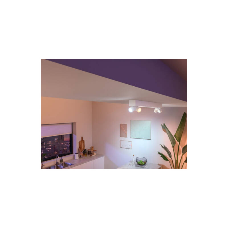 Producto de Lámpara de Techo White Color GU10 4x5.7W PHILIPS Hue Centris