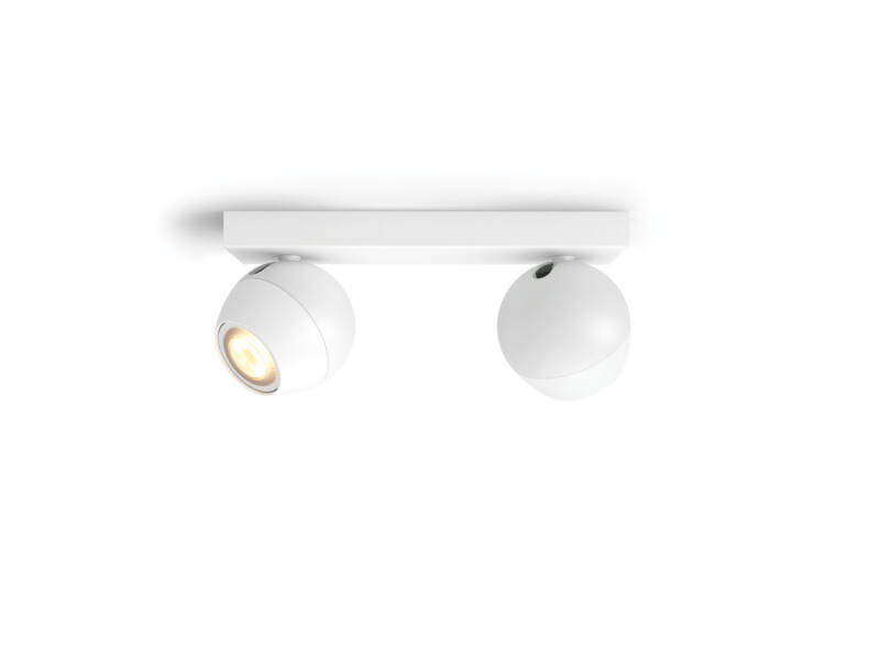 Producto de Lámpara de Techo White Ambiance 2 Focos GU10 PHILIPS Hue Buckram