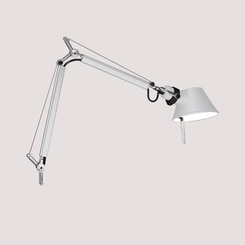 Producto de Lámpara de Mesa Tolomeo Micro con Pinza Blanco Brillo ARTEMIDE