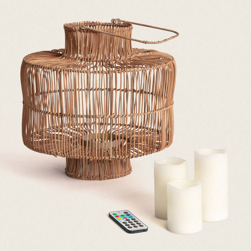 Produto de Candeeiro de Mesa Rattan Masái 