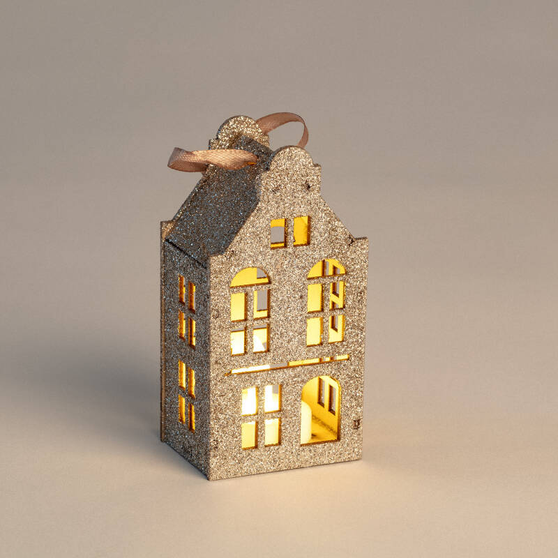 Produto de Casinha de Natal LED Madeira Tymbon 