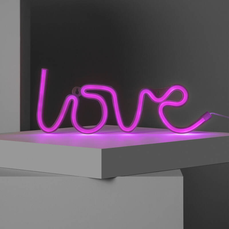 Producto de Neón LED Love con Batería