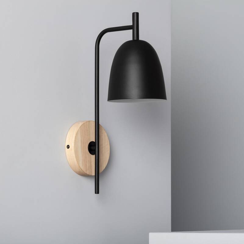 Producto de Lámpara de Pared de Madera y Metal Fresne