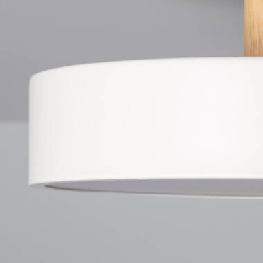 Producto de Lámpara de Techo LED 12W Madera y Metal CCT Seleccionable Whisty