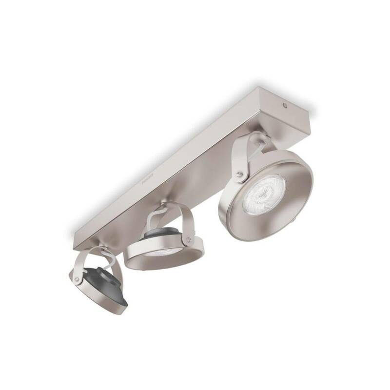 Producto de Lámpara de Techo LED Regulable 3 Focos PHILIPS Spur 3x4.5W