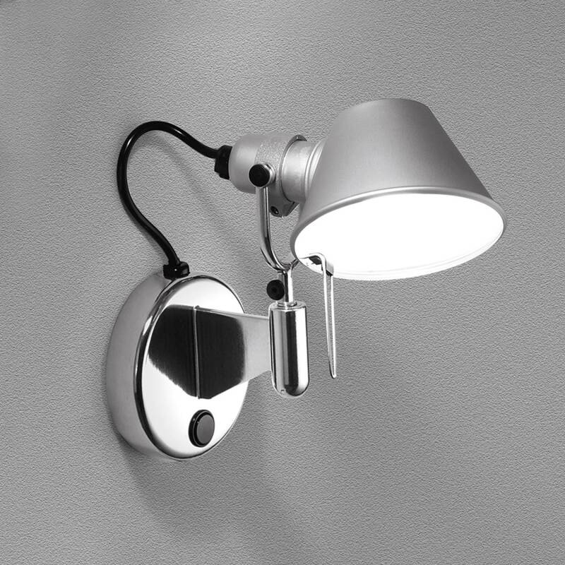 Producto de Lámpara de Pared Tolomeo Micro Faretto con Interruptor ARTEMIDE