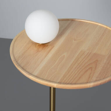 Producto de Lámpara de Mesa Madera y Cristal Brandt