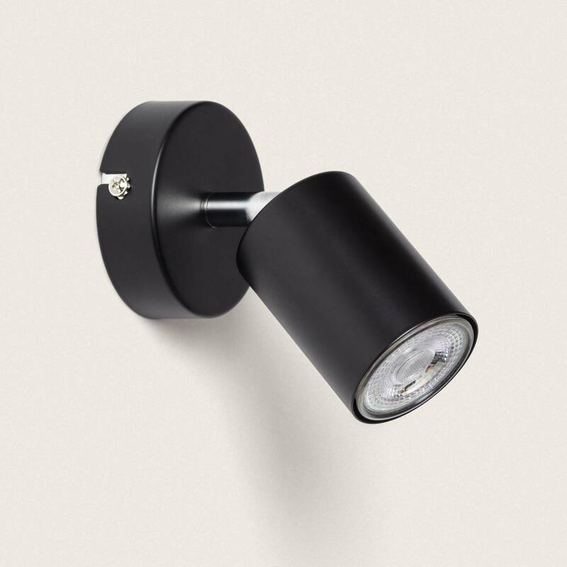 Producto de Lámpara de Techo Orientable Metal 1 Foco Albus Black