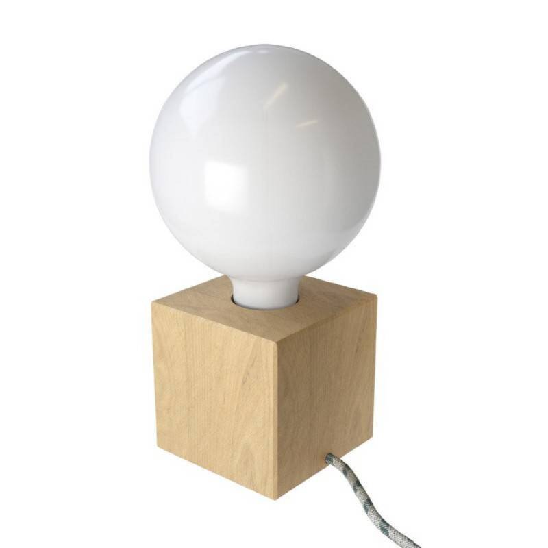 Producto de Lámpara de Mesa de Madera Cubetto Creative-Cables ABWLEUTRD54