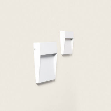 Producto de Aplique de Pared Exterior LED 3W CCT Seleccionable Superficie Cuadrado Jade