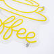 Produto de Letreiro Neon LED Coffee 