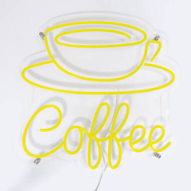 Cartel Neón LED Coffee