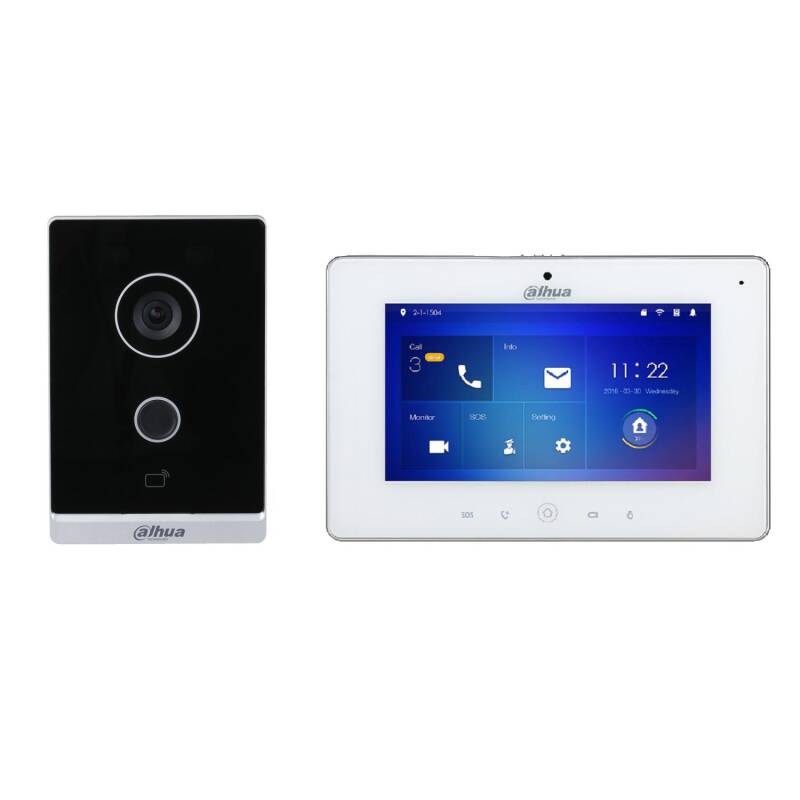 Producto de Kit Videoportero Automático IP 1 Vivienda con Placa y Monitor DAHUA Villa DHI-KTW01 