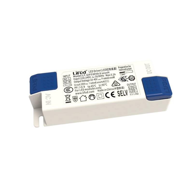 Produto de Driver LIFUD 220-240V No Flicker Saída 33-40V 800mA 32W  LF-GIF030YA