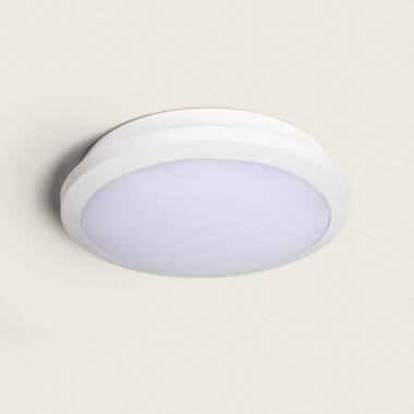 Plafón LED para Exterior 21-30W CCT Con Luz de Emergencia Ø300 mm