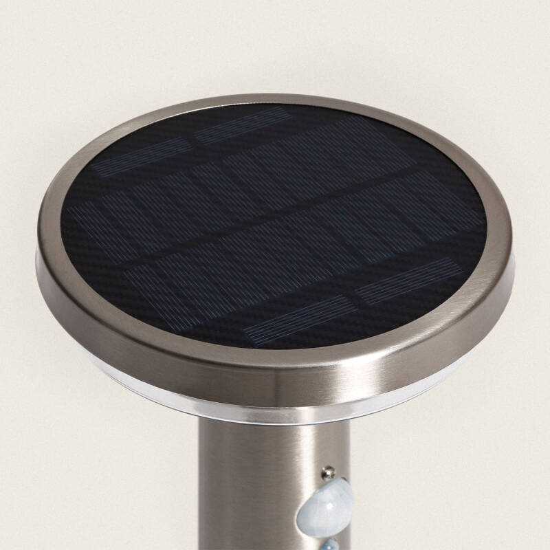 Producto de Baliza de Pie Exterior Solar LED 5W 50cm Aluminio con Sensor de Movimiento Barton