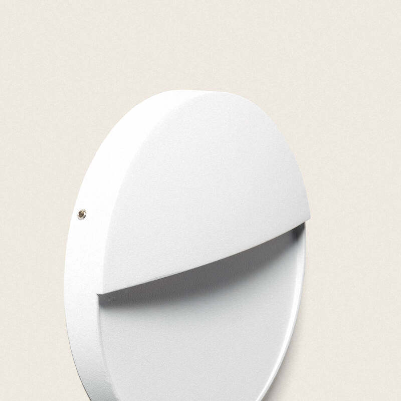 Producto de Aplique de Pared Exterior LED 6.5W CCT Seleccionable Superficie Circular Jade