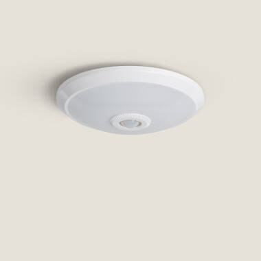 Producto de Plafón LED Techo 12W con Sensor de Movimiento PIR  y Crepuscular Design 