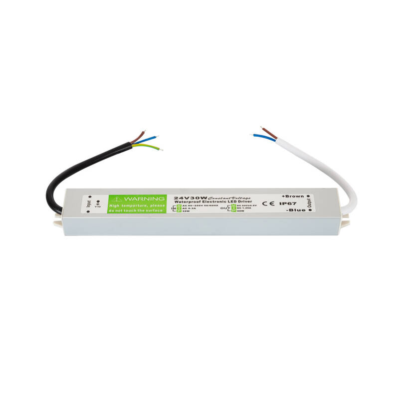 Produto de Fonte de Alimentação Estanque 24V DC 30W 1.25A IP67