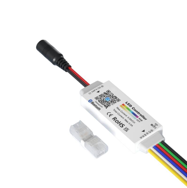 Produto de Controlador Regulador WiFi Fita LED RGB 5/24V DC