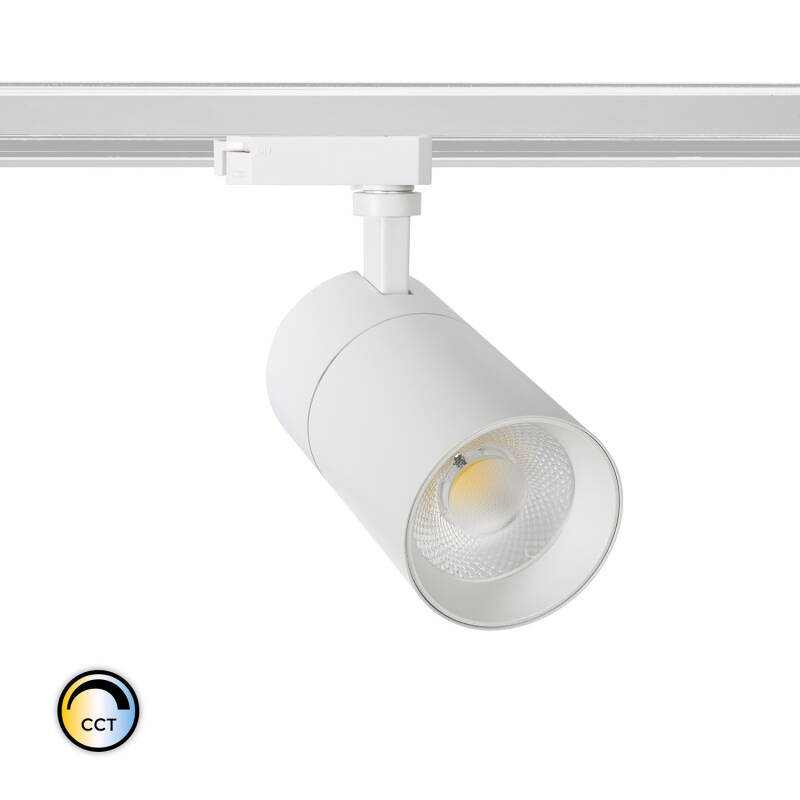 Producto de Foco Carril LED Monofásico 30W Regulable CCT Seleccionable New Mallet No Flicker UGR15