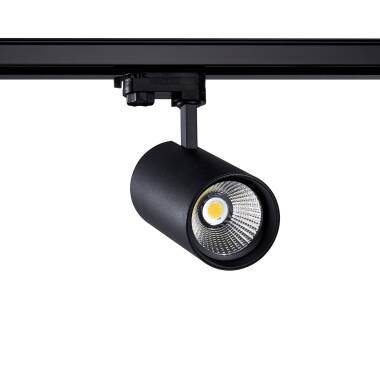 Foco Carril LED Trifásico 30W New d'Angelo Negro CRI90 PHILIPS Xitanium