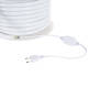 Produto de Rolo Neon LED Regulável 220V AC 120 LED/m 50 m Circular 360 Branco Neutro IP67 a Medida Corte a cada 100 cm