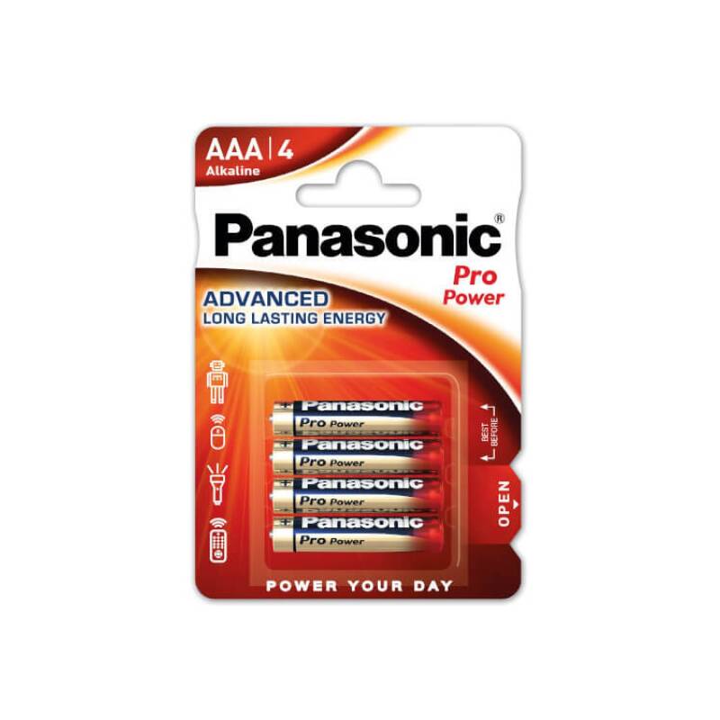 Produto de Pack 4 Pilhas Alcalinas 1,5V PANASONIC AAA LR03PPG/4BP