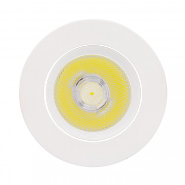 Produto de Foco Downlight LED 15W COB Direccionável Circular Branco Corte Ø 113 mm No Flicker