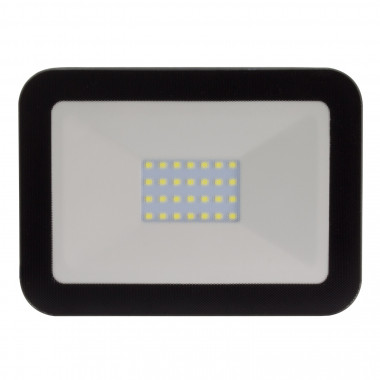 Producto de Foco Proyector LED 20W 120lm/W IP65 Slim Cristal Negro