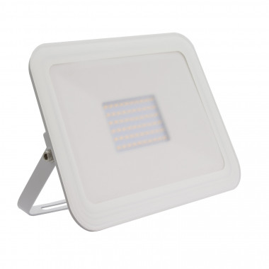 Foco Projetor LED 50W 120lm/W IP65 Slim Cristal Branco