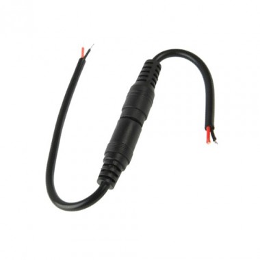 Cabo Conector Jack Macho/Fêmea Fita LED