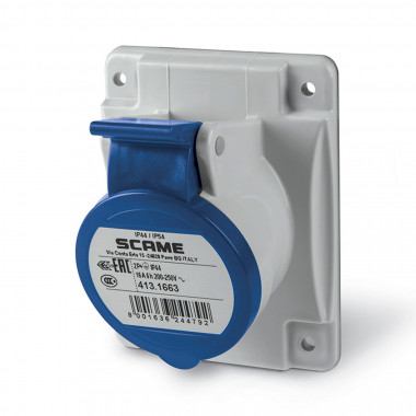 Base Empotrable CETAC en Cuadro 16A IP54 Optima SCAME