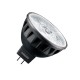 Lámpara LED GU5.3 MR16 Philips 12V ExpertColor 7.5W 36º Black