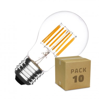 Producto de Pack Bombilla LED E27 Regulable Filamento Classic A60 6W (10 un)