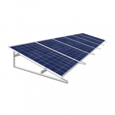 Producto de Estructura Inclinada 30º para Paneles Solares montaje en Chapa y Hormigón