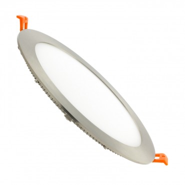 Product Placa LED Circular SuperSlim 18W Silver Corte Ø 205 mm