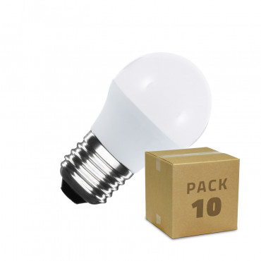 Product Pack 10 Bombillas LED E27 5W 400 lm G45