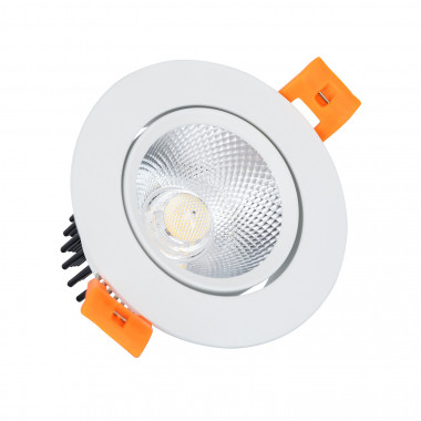 Producto de Foco Downlight LED 7W COB Direccionable Circular Blanco Corte Ø 70 mm No Flicker 