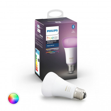 Lâmpada Inteligente LED E27 6.5W A60 PHILIPS Hue White Color