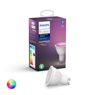 Philips Hue Pack Bombilla LED Inteligente GU10 4.3W RGB +