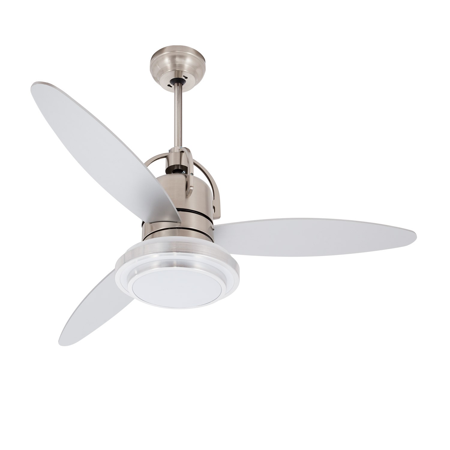 Ventilador de Techo LED Big Industrial Plata 65W efectoLED Ventilador de Techo Navy Niquel 60W efectoLED