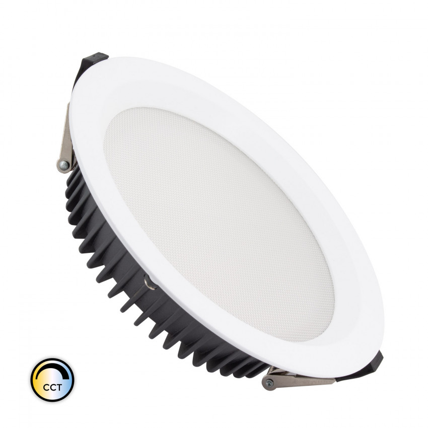 Downlight LED 60W SAMSUNG New Aero Slim CCT Seleccionable 130 lm/W Microprismático (UGR17) LIFUD Corte Ø 200 mm